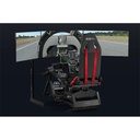 Next level racing szimulátor cockpit - flight seat pro boeing military edition (ülés; tartó konzolok)
