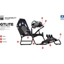 Next level racing szimulátor cockpit - gt-lite playstation edition (formula ülés; tartó konzolok)