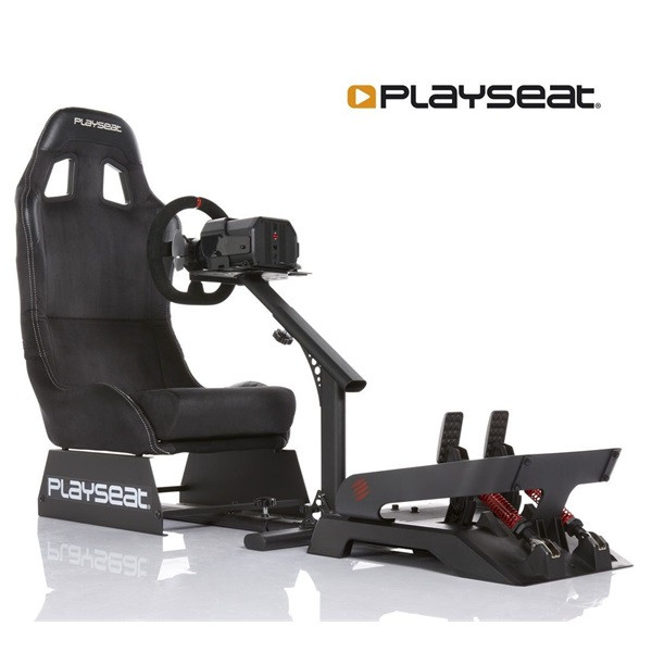 Playseat® szimulátor cockpit - evolution alcantara (tartó konzolok: kormány, pedál, összecsukható, fekete)