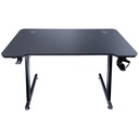 The g-lab gamer asztal - k-desk-cobalt (113x60cm, fém, pohártartó, fejhallgatótartó, fekete)
