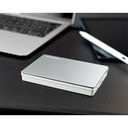 Toshiba külső hdd 2.5" - 1tb canvio flex ezüst (usb3.2 gen 1. (usb-a, usb type-c; ~5gbps; exfat+; mac kompatibilis)