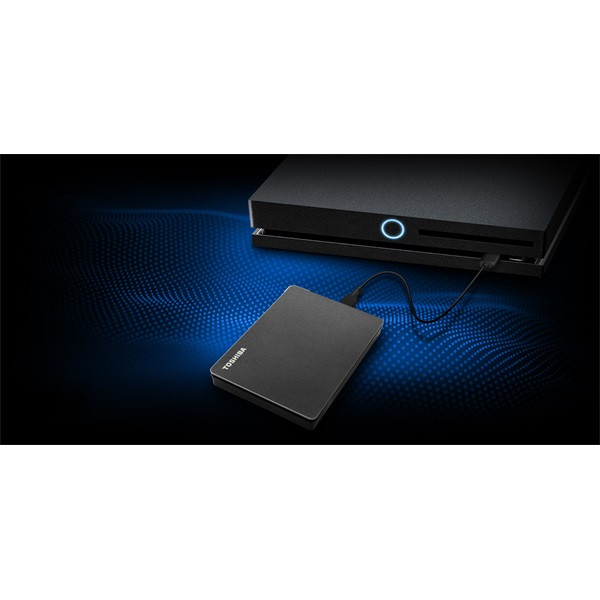 Toshiba külső hdd 2.5" - 1tb canvio gaming fekete (usb3.2 gen 1.; ~5gbps; exfat)