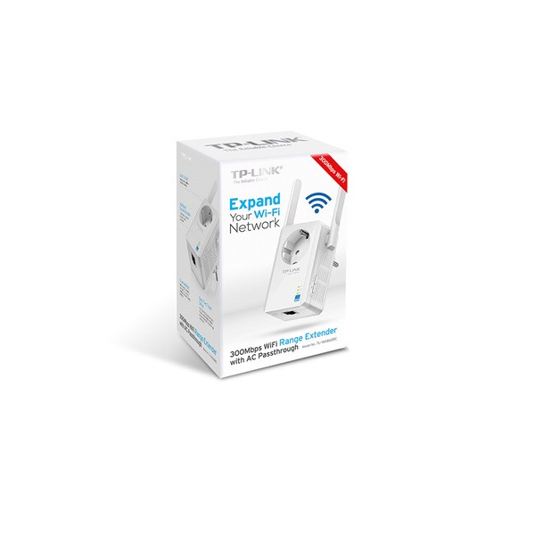 Tp-link range extender wifi n - tl-wa860re (300mbps, 2,4ghz; +230v aljzat; fix antenna)