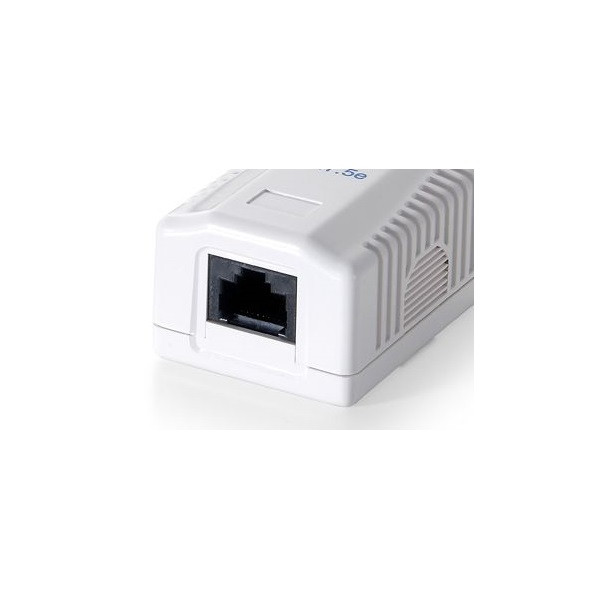 Equip fali aljzat - 235111 (1 port, cat5e, utp, fehér)