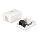 Equip fali aljzat - 235113 (1 port, cat5e, utp, fehér)