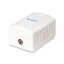 Equip fali aljzat - 235113 (1 port, cat5e, utp, fehér)