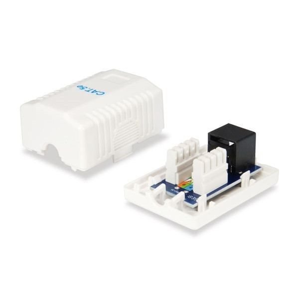 Equip fali aljzat - 235113 (1 port, cat5e, utp, fehér)