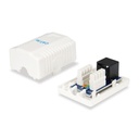 Equip fali aljzat - 235113 (1 port, cat5e, utp, fehér)