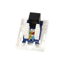 Equip fali aljzat - 235113 (1 port, cat5e, utp, fehér)
