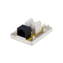 Equip fali aljzat - 235213 (1 port, cat6, utp, fehér)