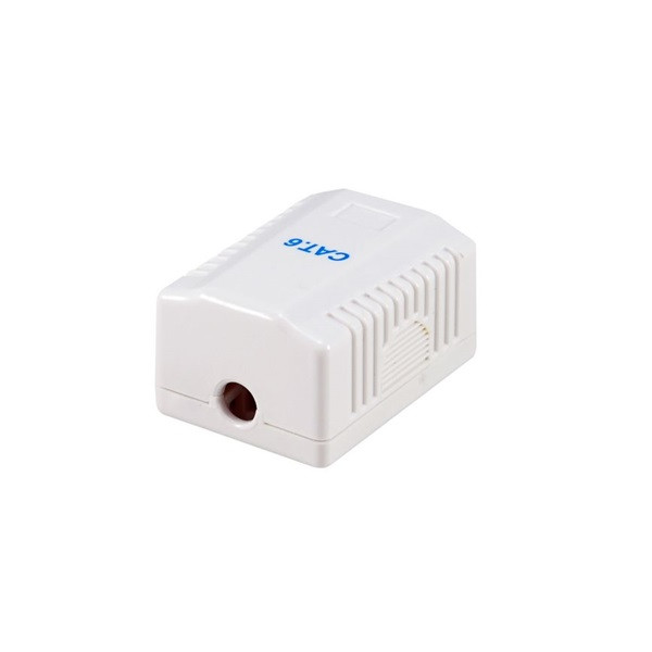 Equip fali aljzat - 235213 (1 port, cat6, utp, fehér)