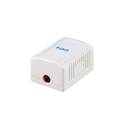 Equip fali aljzat - 235213 (1 port, cat6, utp, fehér)
