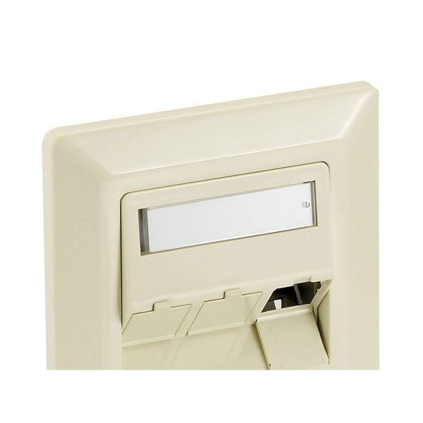 Equip keystone fali aljzat - 760304 (3 port, cat6, utp, fehér)