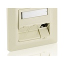 Equip keystone fali aljzat - 760304 (3 port, cat6, utp, fehér)