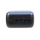 Hordozható akkumulátor, laptopokhoz, 30000mAh, QC/PD 65W, RIVACASE "VA1080"