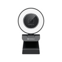 Sandberg webkamera - streamer usb webcam pro elite (2540x1440, betekintési szög: 76°, fekete/ezüst)