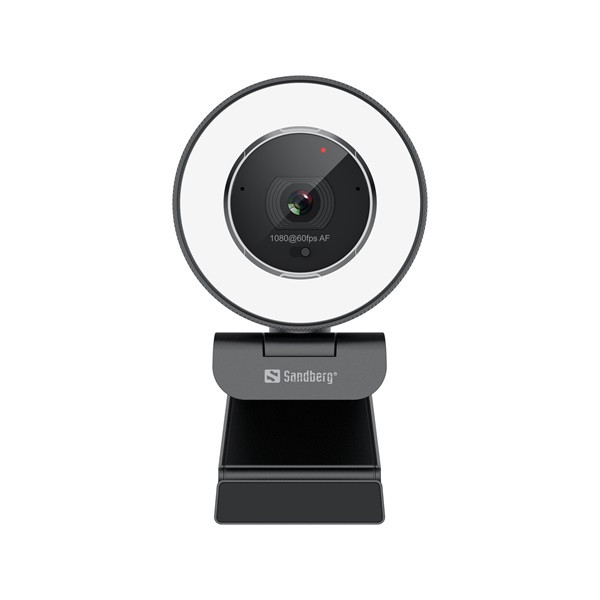 Sandberg webkamera - streamer usb webcam pro elite (2540x1440, betekintési szög: 76°, fekete/ezüst)