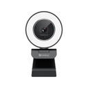 Sandberg webkamera - streamer usb webcam pro elite (2540x1440, betekintési szög: 76°, fekete/ezüst)