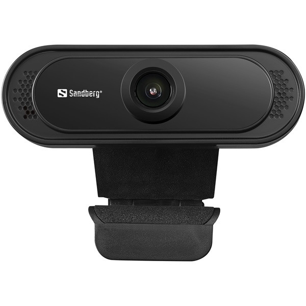 Sandberg webkamera - usb webcam 1080p saver (1920x1080, 30 fps, usb 2.0, univerzális csipesz, mikrofon, 1,2m kábel)