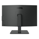 Benq monitor 27" - pd2705u (ips, 16:9, 3840x2160, 5ms, 350dc/m2,  dp, hdmi, usb-c, speaker, mag.áll., Pivot)