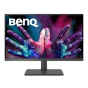 Benq monitor 27" - pd2705u (ips, 16:9, 3840x2160, 5ms, 350dc/m2,  dp, hdmi, usb-c, speaker, mag.áll., Pivot)