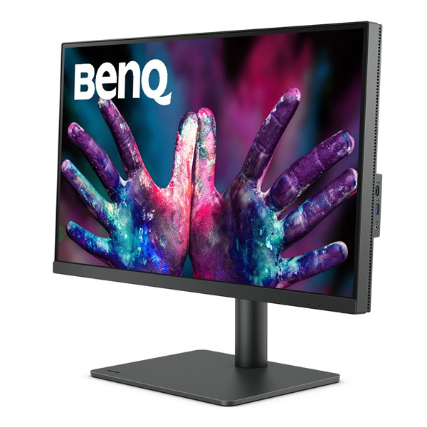 Benq monitor 27" - pd2705u (ips, 16:9, 3840x2160, 5ms, 350dc/m2,  dp, hdmi, usb-c, speaker, mag.áll., Pivot)