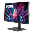 Benq monitor 27" - pd2705u (ips, 16:9, 3840x2160, 5ms, 350dc/m2,  dp, hdmi, usb-c, speaker, mag.áll., Pivot)
