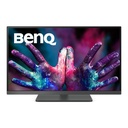 Benq monitor 27" - pd2705u (ips, 16:9, 3840x2160, 5ms, 350dc/m2,  dp, hdmi, usb-c, speaker, mag.áll., Pivot)