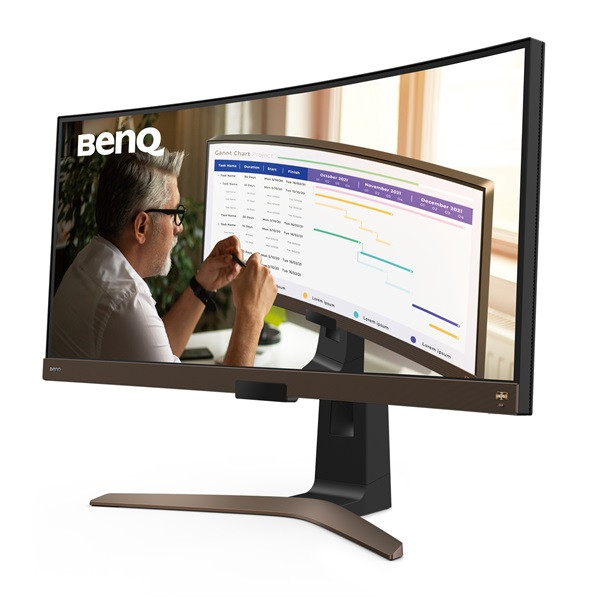 Benq monitor 37,5" - ew3880r (ívelt, ips, 21:9, 3840x1600, 4ms, 300cd/m2,  2xhdmi, dp, usb-c speaker, hdr, freesync)