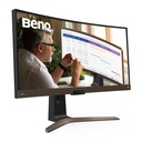 Benq monitor 37,5" - ew3880r (ívelt, ips, 21:9, 3840x1600, 4ms, 300cd/m2,  2xhdmi, dp, usb-c speaker, hdr, freesync)