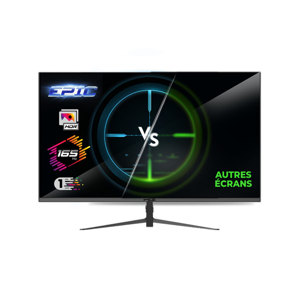 Spirit of gamer monitor 24" - epic 23,8" (ips, 16:9, 1920x1080, 1ms, 165 hz, 300cd/m2, 1000:1, hdmi/dp/3,5 mm jack)