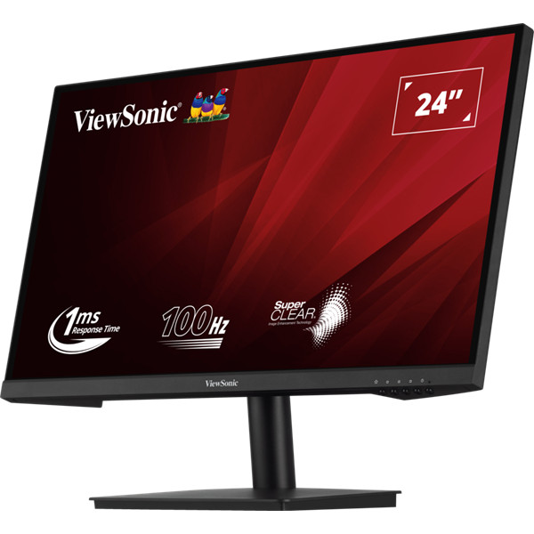 Viewsonic monitor 23,8" - va2406-h (va, 16:9, 1920x1080, 4ms, 250cd/m2, d-sub, hdmi, vesa)
