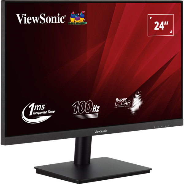 Viewsonic monitor 23,8" - va2406-h (va, 16:9, 1920x1080, 4ms, 250cd/m2, d-sub, hdmi, vesa)