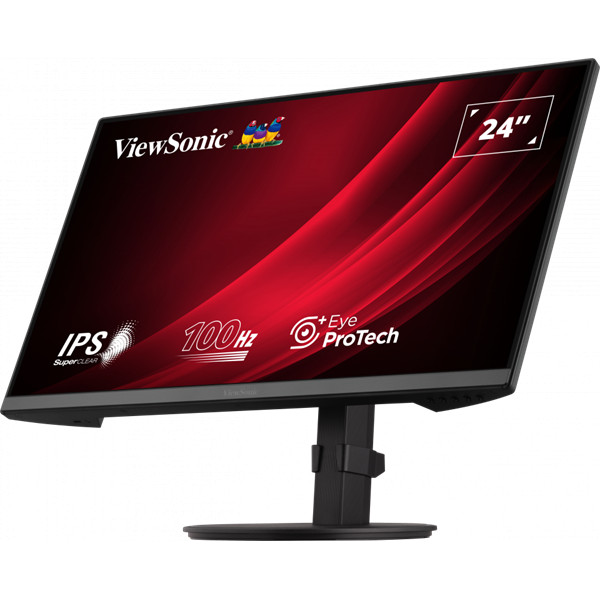 Viewsonic monitor 24" - vg2408a (ips, 100hz 16:9, fhd, 5ms, 250cd/m2, d-sub, hdmi, dp, vesa, spk, mag.áll, pivot)