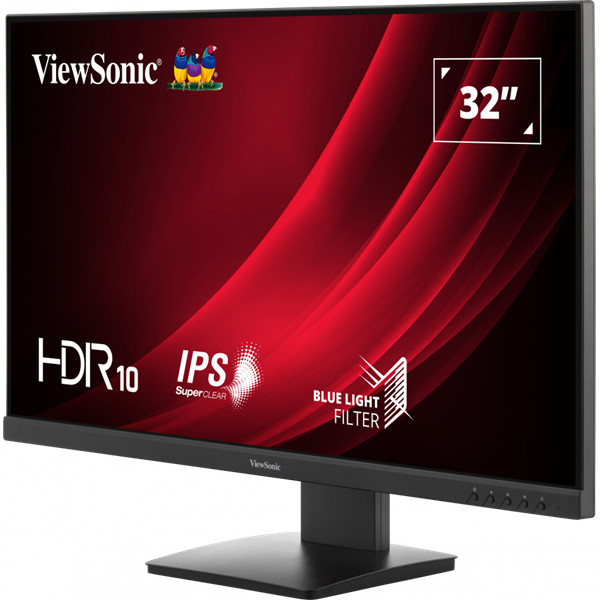 Viewsonic monitor 32" - vg3209-4k (ips, 16:9, 4k, 5ms, 350cd/m2, d-sub, hdmi, dp, vesa, spk, mag. áll.)