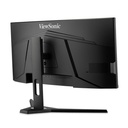Viewsonic monitor 34" - vx3418-2kpc (va, 21:9, 3440x1440, 1ms, 300cd/m2, 144hz, hdmi, dp, vesa, spk, fekete, ívelt)