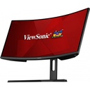 Viewsonic monitor 34" - vx3418-2kpc (va, 21:9, 3440x1440, 1ms, 300cd/m2, 144hz, hdmi, dp, vesa, spk, fekete, ívelt)