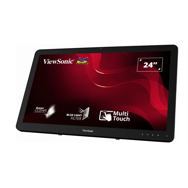 Viewsonic portable monitor 23,6" - td2430 (va,16:9, 1920x1080, 10 point touch, 10ms, 200cd/m2, vga, dvi, hdmi, usb, spk)