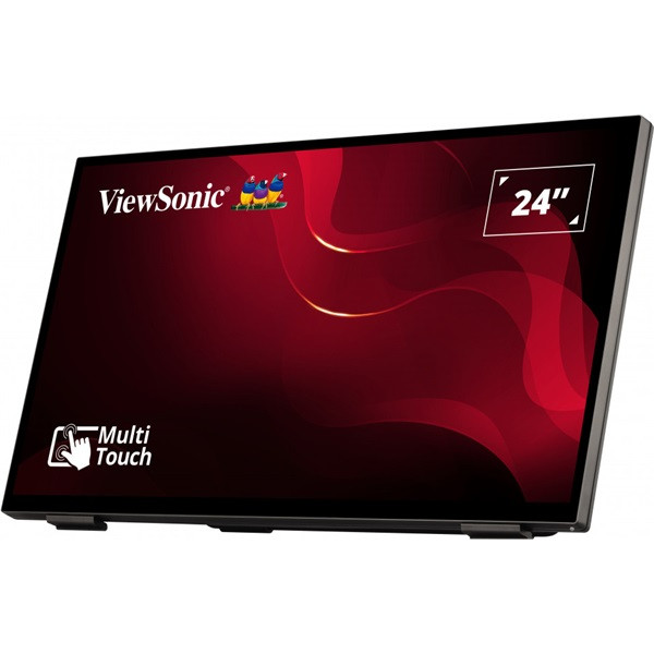 Viewsonic portable monitor 24" - td2465 (va, 1920x1080, 10 point touch, 7ms, 250cd/m2, vga, dp, hdmi, usb, spk)