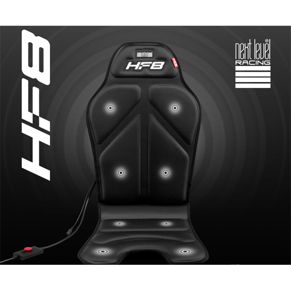 Next level racing pro gaming - hf8 haptic feedback gaming pad (vibrációs visszajelző pad ülésekhez)