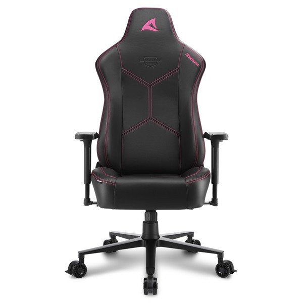 Sharkoon gamer szék - skiller sgs30 black/pink (állítható magasság; állítható kartámasz; szövet; acél talp; 130kg-ig)