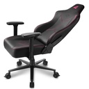 Sharkoon gamer szék - skiller sgs30 black/pink (állítható magasság; állítható kartámasz; szövet; acél talp; 130kg-ig)