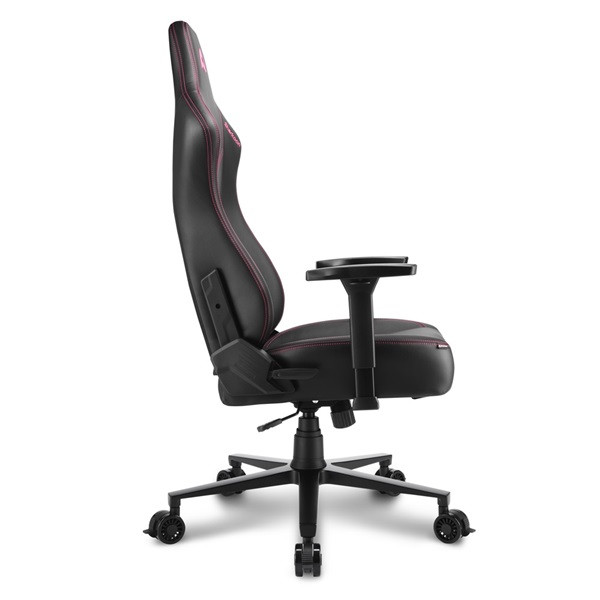 Sharkoon gamer szék - skiller sgs30 black/pink (állítható magasság; állítható kartámasz; szövet; acél talp; 130kg-ig)
