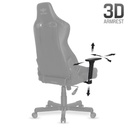 Spirit of gamer szék - crusader black (állítható dőlés/magasság/kartámasz; max.120kg-ig, fekete)
