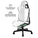 Spirit of gamer szék - crusader black (állítható dőlés/magasság/kartámasz; max.120kg-ig, fekete)