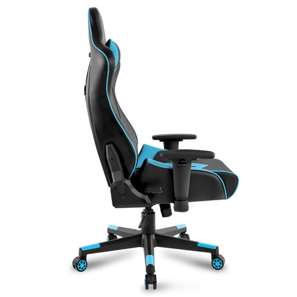 Spirit of gamer szék - crusader blue (állítható dőlés/magasság/kartámasz; max.120kg-ig, kék)