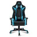 Spirit of gamer szék - crusader blue (állítható dőlés/magasság/kartámasz; max.120kg-ig, kék)