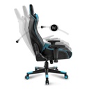 Spirit of gamer szék - crusader blue (állítható dőlés/magasság/kartámasz; max.120kg-ig, kék)