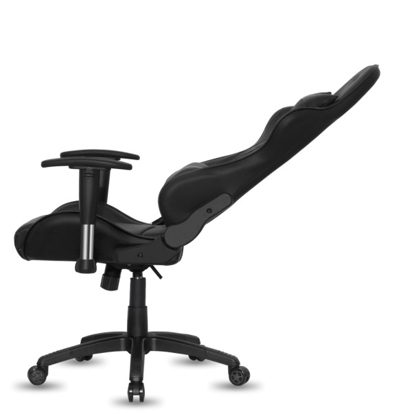 Spirit of gamer szék - demon black (állítható dőlés/magasság; állítható kartámasz; pu; max.120kg-ig, fekete)