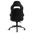 Spirit of gamer szék - mustang black (állítható dőlés/magasság; kihajtható lábtartó; max.120kg-ig, fekete)